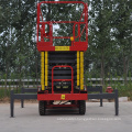 Hydraulic mobile scissor lift equipment rough terrain diesel engine scissor lift platform